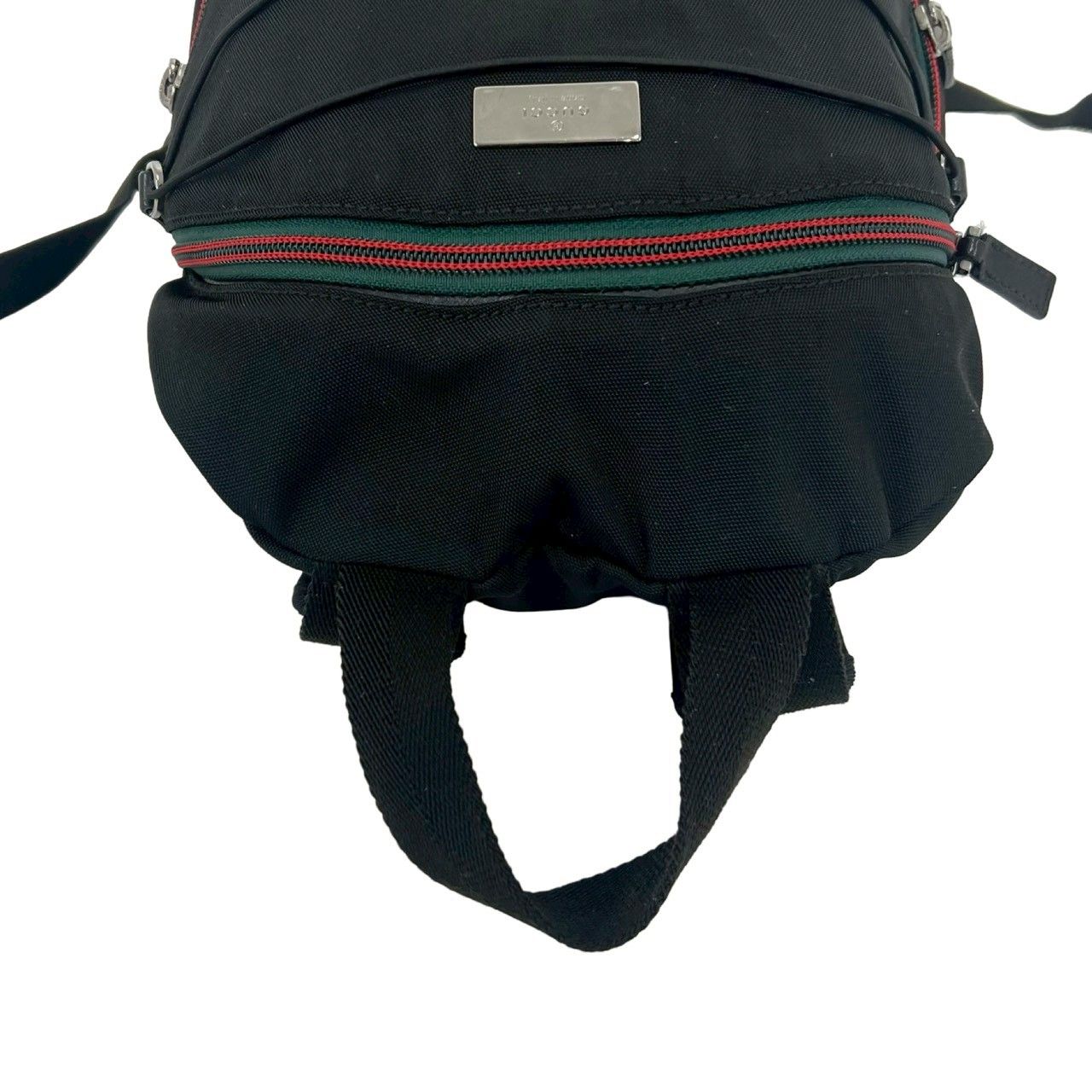 Gucci Sherry Line Logo Nylon Backpack Mini Black — view 4