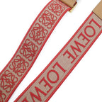 Loewe Anagram Logo Shoulder Strap Red Beige — view 4