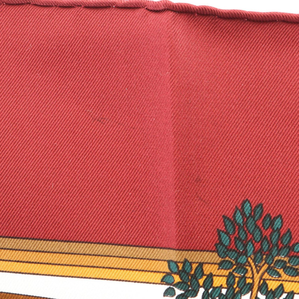 Hermes Scarf Carre 90 Stchristophe Et L'enfant Jesus Automobile Silk