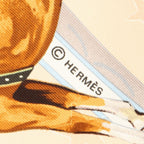 Hermes Scarf Carre 90 en Piste Silk