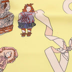 Hermes Scarf Carre 90 Hello Dolly Silk — view 5