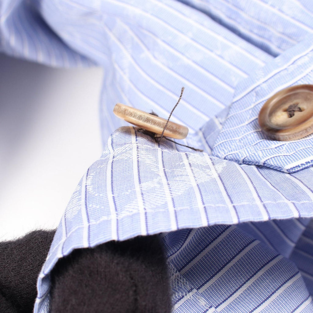 Hermes Chaine D'ancre Striped Zip Up Jacket — view 6
