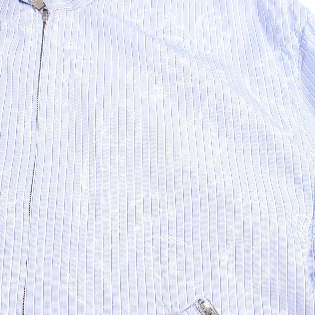 Hermes Chaine D'ancre Striped Zip Up Jacket — view 8