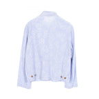 Hermes Chaine D'ancre Striped Zip Up Jacket — view 2