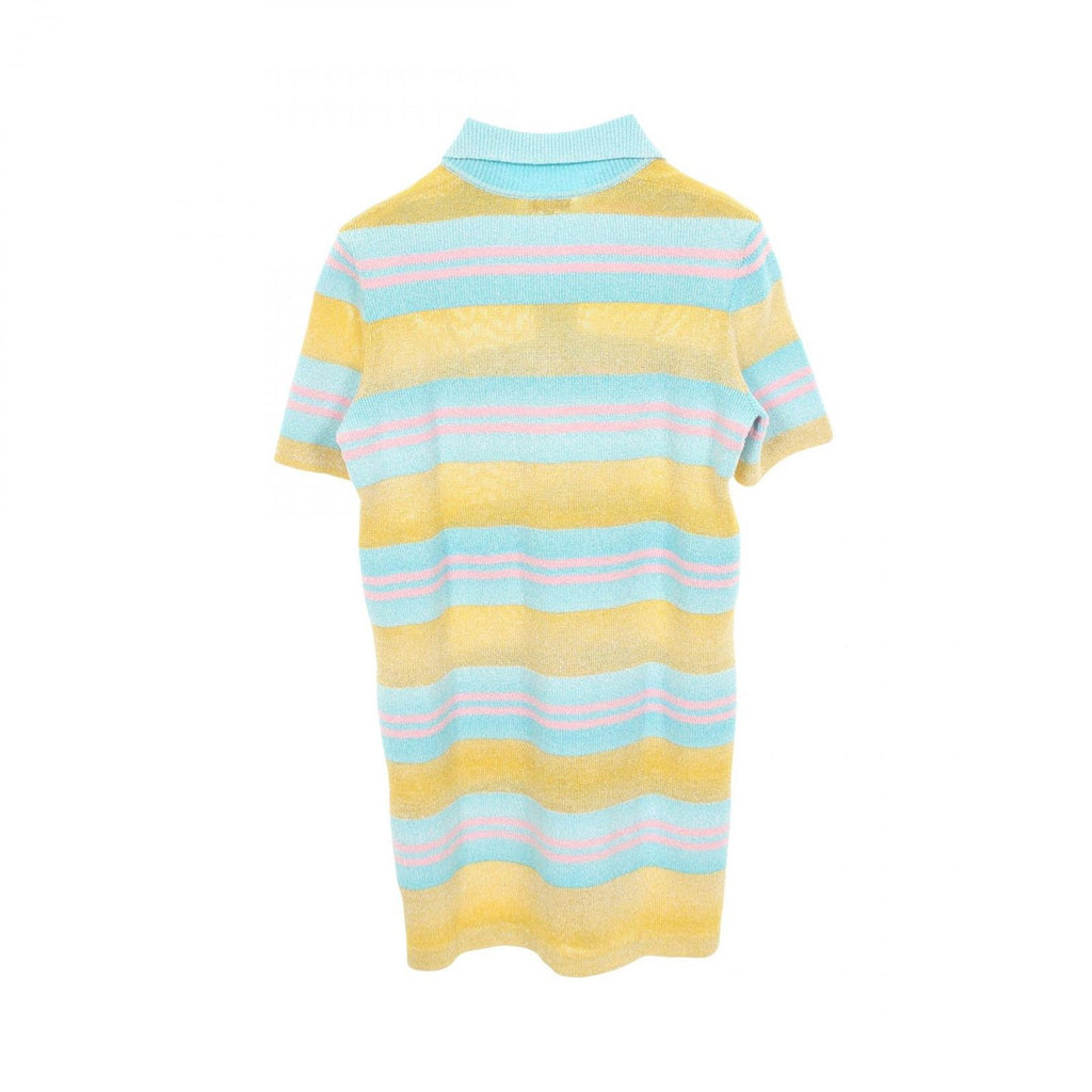 Chanel Dress CC Logo Border Cotton Fabric — view 2