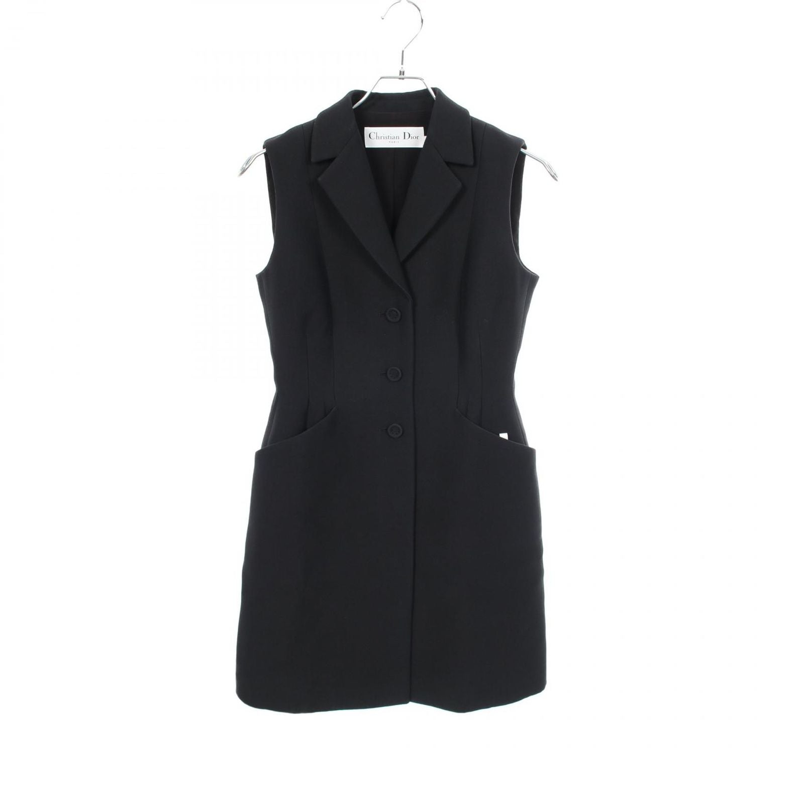Dior Vest Long Wool Silk Gilet