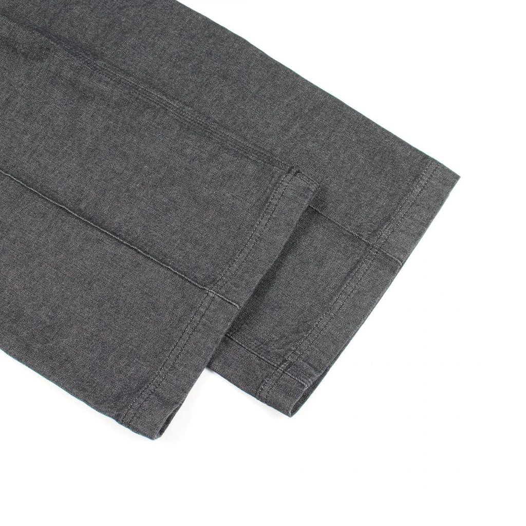Hermes Denim Pants Clou de Selle Series Button Black Cotton — view 6