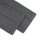Hermes Denim Pants Clou de Selle Series Button Black Cotton — view 6