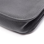 Hermes Shoulder Bag Evelyne Amazon TPM Black Leather — view 6