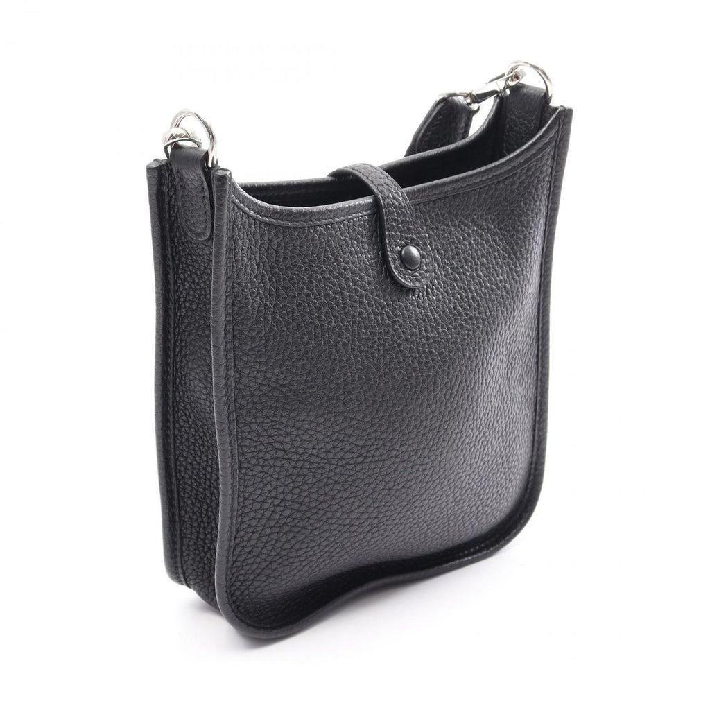 Hermes Shoulder Bag Evelyne Amazon TPM Black Leather — view 2