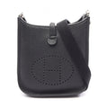 Hermes Shoulder Bag Evelyne Amazon TPM Black Leather