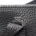 Hermes Shoulder Bag Evelyne Amazon TPM Black Leather — view 4