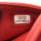 Chanel Shoulder Bag Quilted Loop Handle 2-Way Red Caviar Leather Chain Wallet — view 5