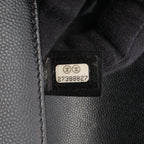 Chanel Shoulder Bag Boy Small Black Caviar Leather Chain — view 5