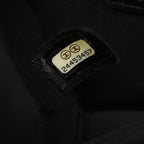 Chanel Shoulder Bag Mademoiselle Stitch Top Handle 2-Way Black Leather Chain — view 5