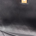 Chanel Shoulder Bag Quilted Black Leather Chain — view 6