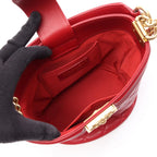 Chanel Shoulder Bag Boy 2-Way Red Lambskin Boy Small — view 3