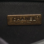 Chanel Shoulder Bag Quilted 2-Way Black Leather Caviar Small Chain — view 4