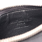 Saint Laurent Paris Coin Case Fragment Zip Pouch Leather Card — view 4