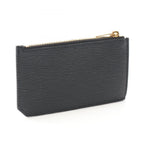 Saint Laurent Paris Coin Case Fragment Zip Pouch Leather Card — view 2