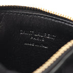 Saint Laurent Paris Coin Case Fragment Zip Pouch Leather Card — view 4