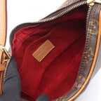 Louis Vuitton Shoulder Bag Pochette Croissant Canvas Leather — view 3