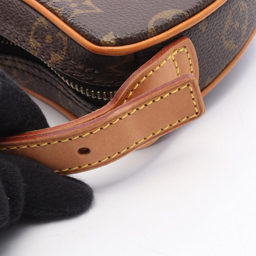 Louis Vuitton Shoulder Bag Pochette Croissant Canvas Leather — view 8