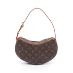 Louis Vuitton Shoulder Bag Pochette Croissant Canvas Leather