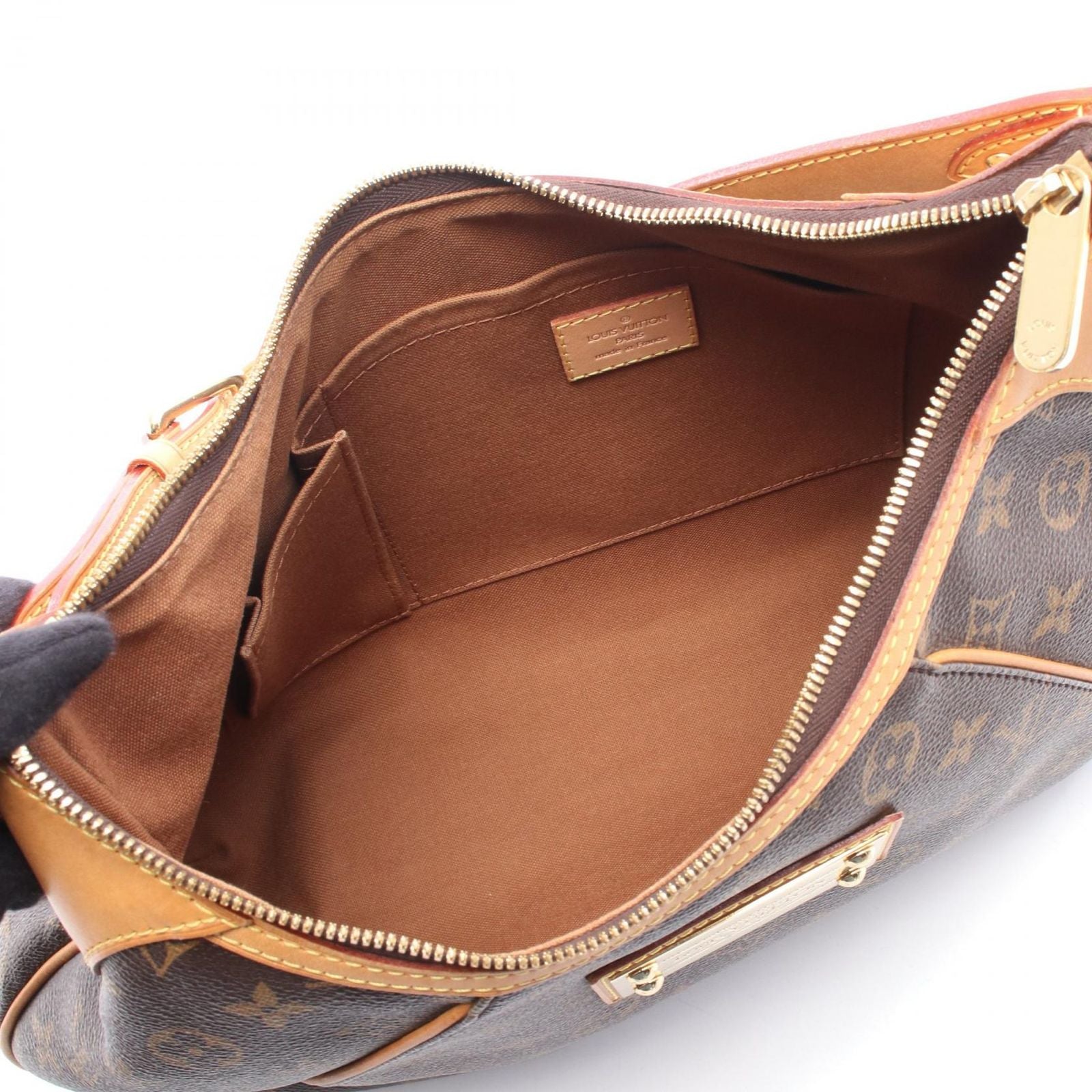 Louis Vuitton Shoulder Bag Thames GM Canvas Leather — view 3