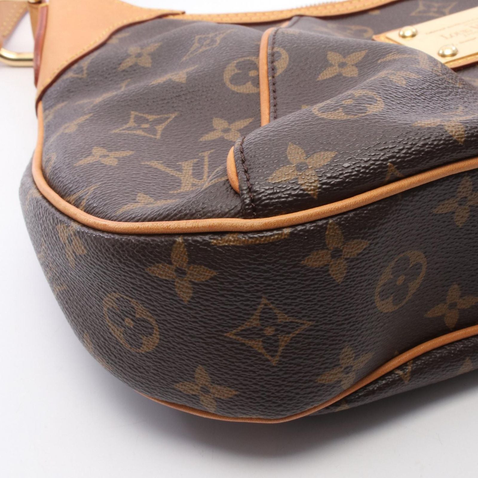 Louis Vuitton Shoulder Bag Thames GM Canvas Leather — view 7