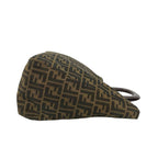 Fendi Zucca FF Pattern Canvas Leather Tote Business Brown — view 6