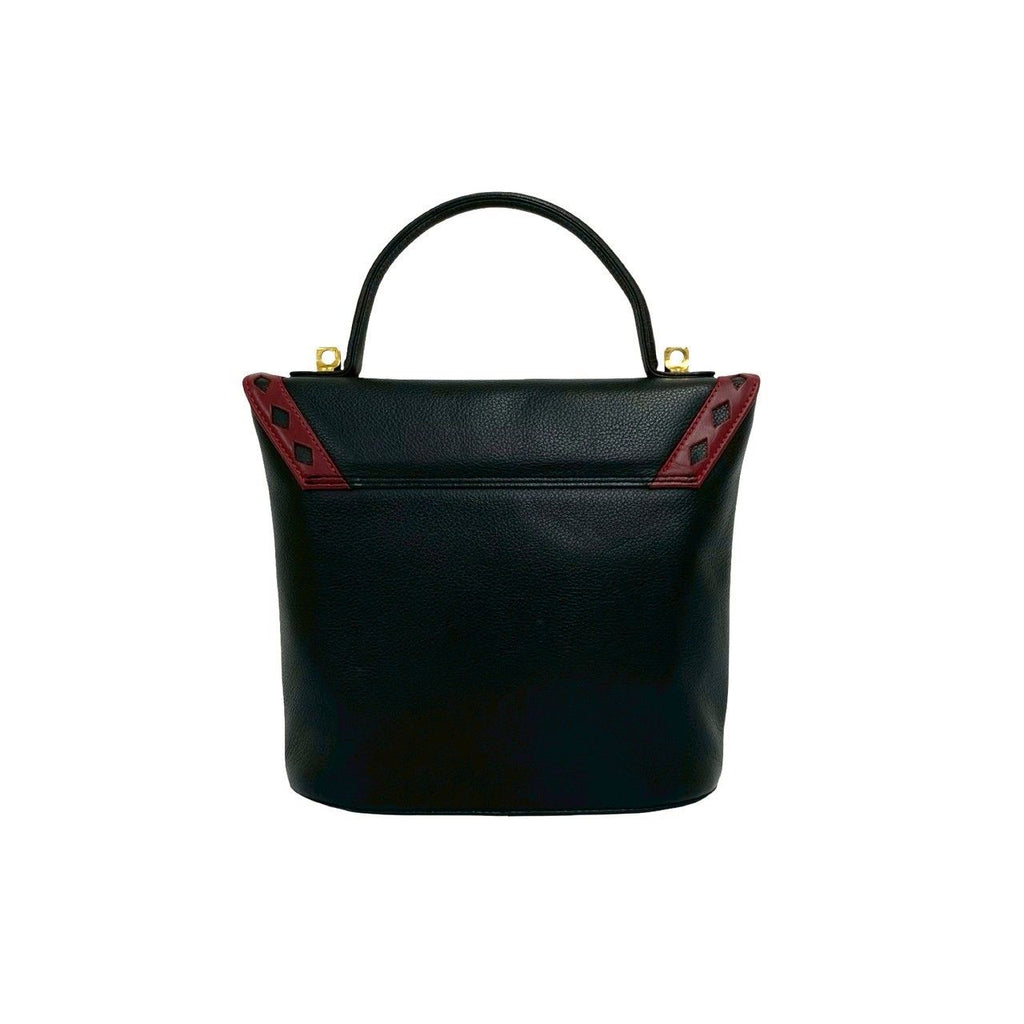 Saint Laurent Cutout Leather 2-Way Shoulder Bag Black — view 3