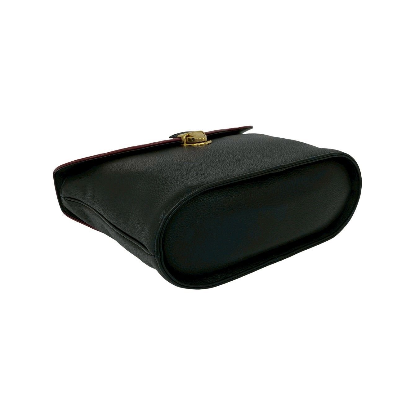 Saint Laurent Cutout Leather 2-Way Shoulder Bag Black — view 7