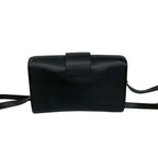 Saint Laurent YSL Logo Leather Shoulder Bag Pochette Black — view 3