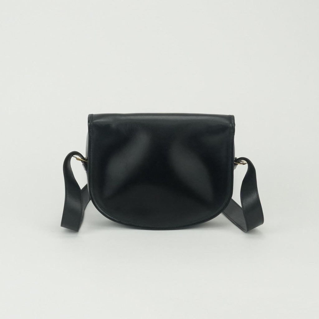 Hermes Balle de Golf Shoulder Bag Box Calf Noir Black Gold — view 3