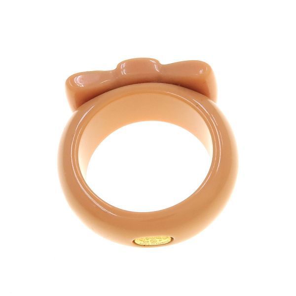 Chanel Ribbon Ring Orange — view 4