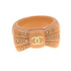 Chanel Ribbon Ring Orange