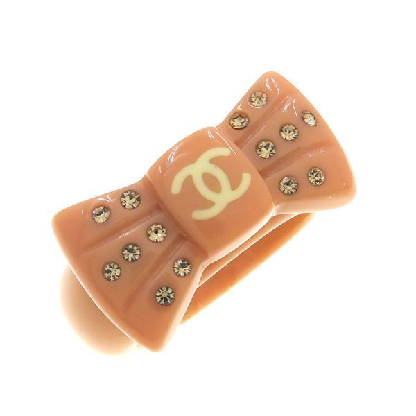 Chanel Ribbon Ring Orange — view 5