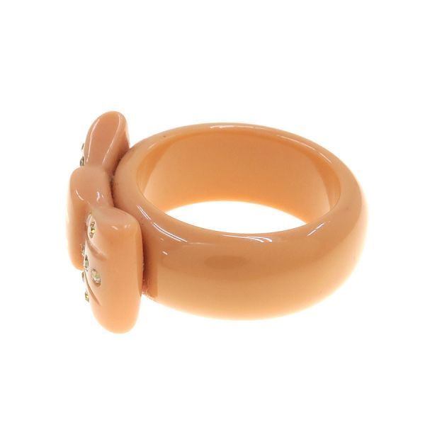 Chanel Ribbon Ring Orange — view 2