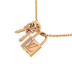 Louis Vuitton Pendentif Lockit Necklace