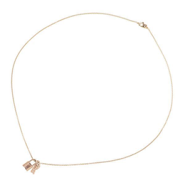 Louis Vuitton Pendentif Lockit Necklace — view 4