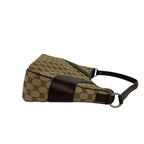 Gucci GG Pattern Canvas Leather Shoulder Bag Mini Tote Brown — view 6