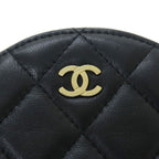 Chanel Quilted Round Mini Pochette Shoulder — view 4