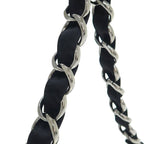 Chanel Bellows Satin Chain Clutch — view 4