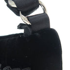 Chanel Bellows Satin Chain Clutch — view 5