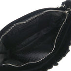 Chanel Bellows Satin Chain Clutch — view 2