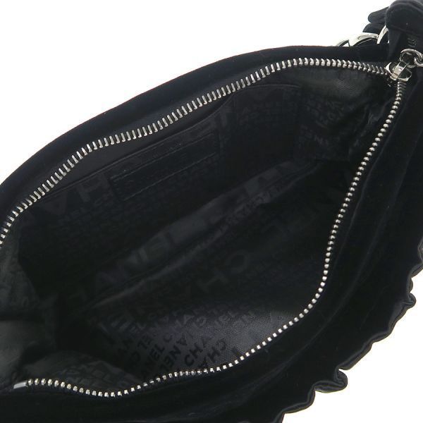 Chanel Bellows Satin Chain Clutch — view 2