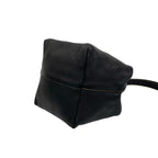 Loewe Vintage Anagram Logo Leather Shoulder Bag Mini Tote Black — view 8