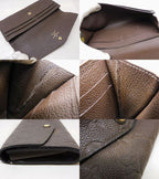 Louis Vuitton Monogram Empreinte Portefeuille Curilles Wallet Brown — view 4