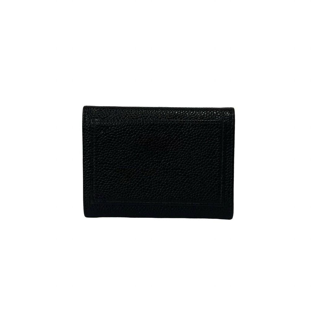 Chanel CC Logo Caviar Leather Card Case Business Holder Black — view 2